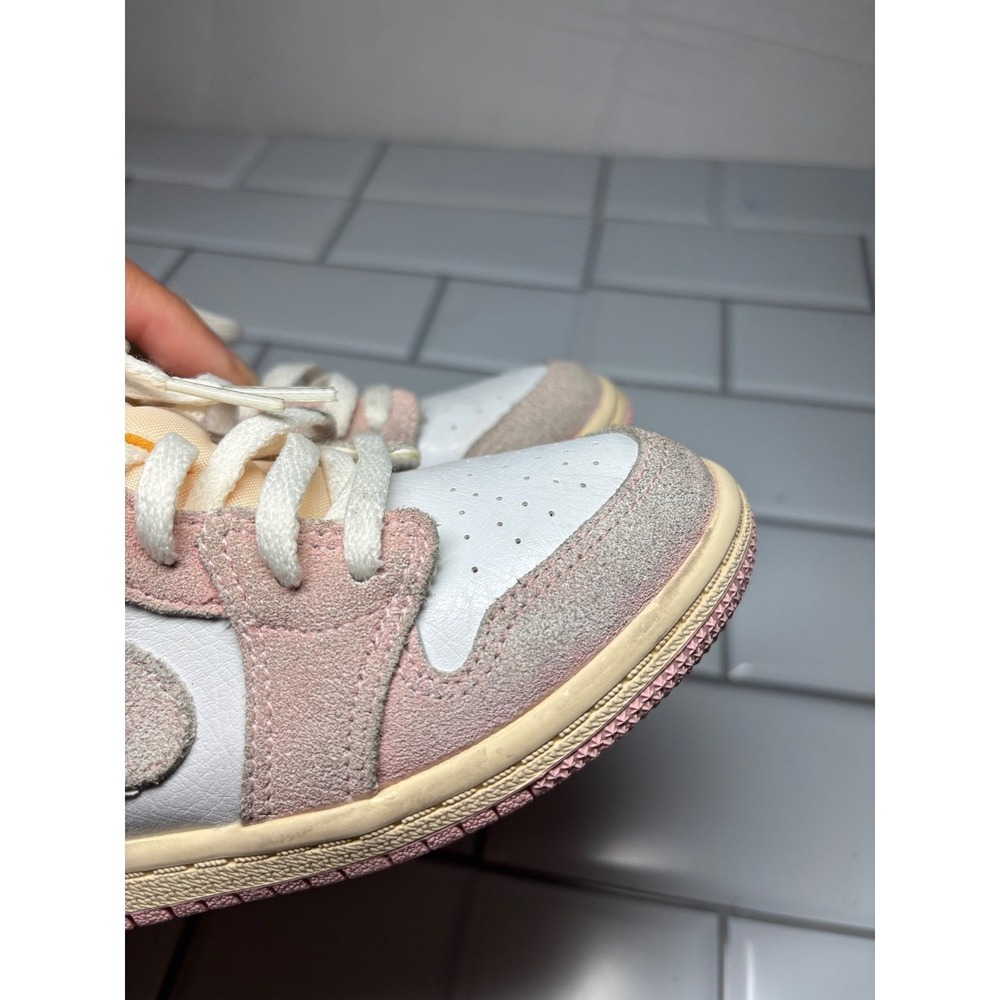 Kids Jordan Air Jordan 1 Retro High OG 'Washed Pink' Toddler 10C - Picture 10 of 14